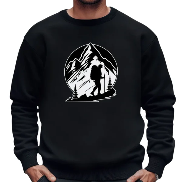 Go Hiking Sweatshirts - Black