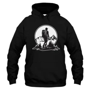 Never Stop Exploring Hoodie - Black