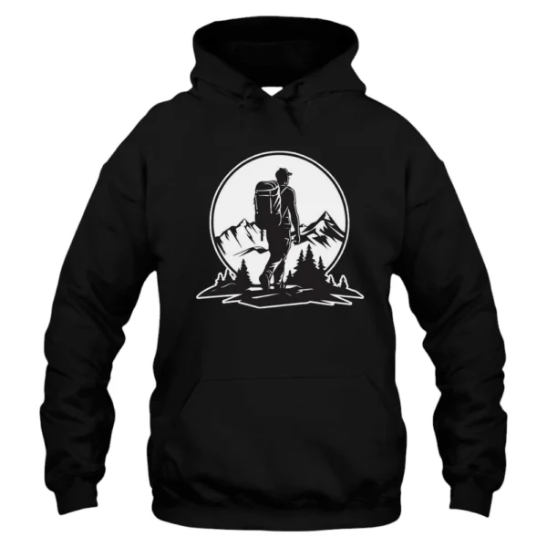 Never Stop Exploring Hoodie - Black