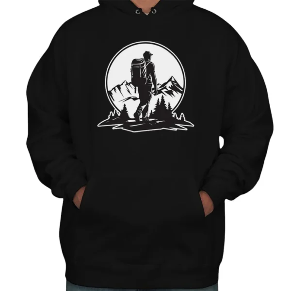 Never Stop Exploring Hoodie - Black