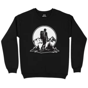 Never Stop Exploring Sweatshirts - Black