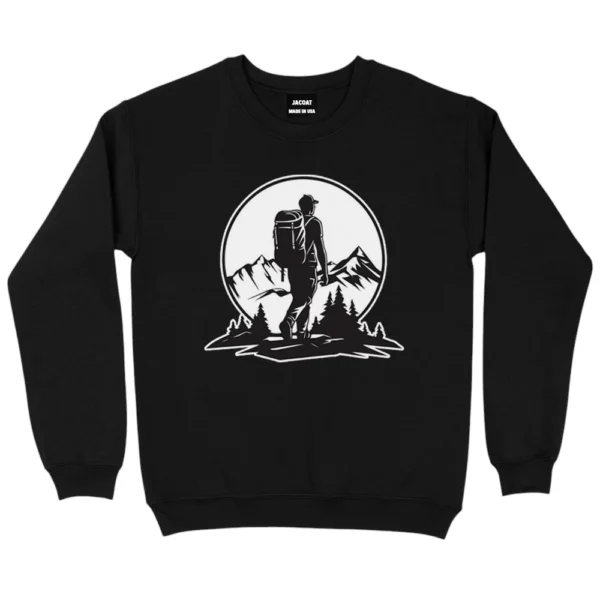 Never Stop Exploring Sweatshirts - Black