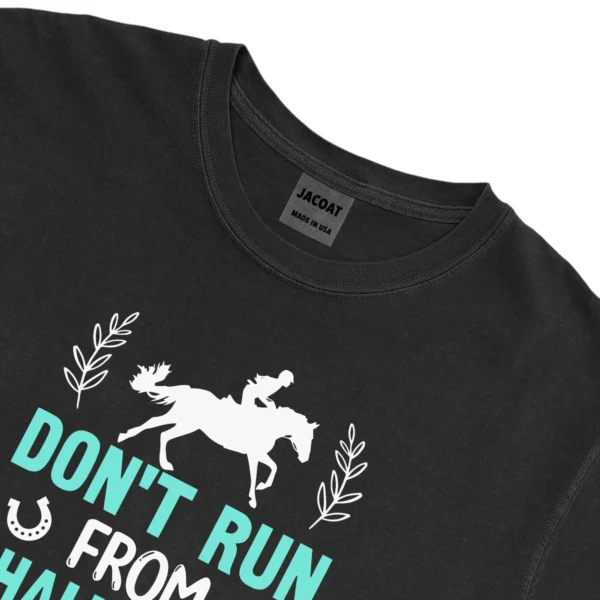 Don’t Run From Challenges Jump Over Them Unisex Comfort Colors T-shirts
