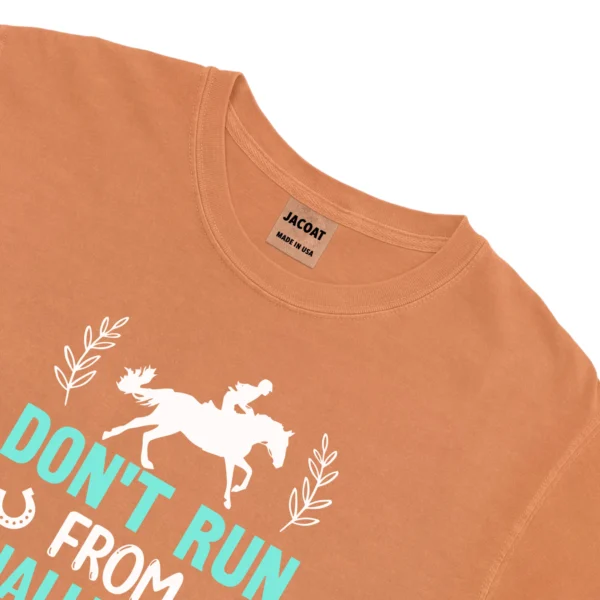 Don’t Run From Challenges Jump Over Them Unisex Comfort Colors T-shirts