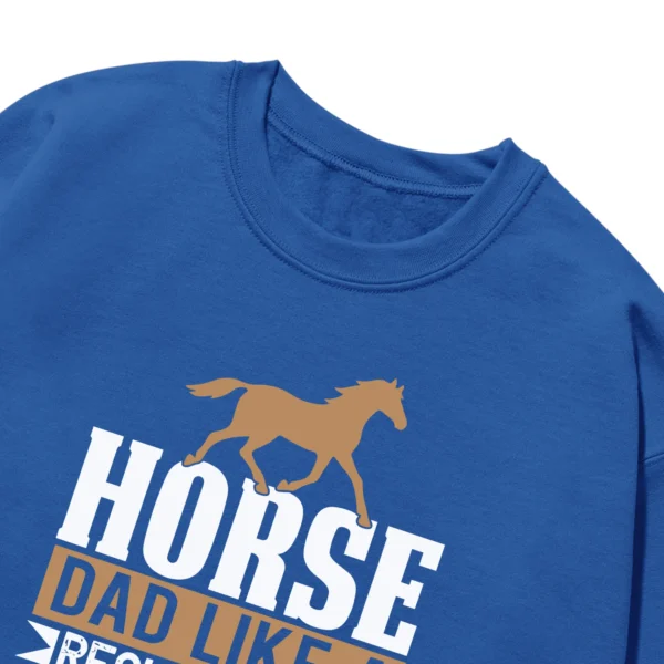 Horse Dad Like A Regular Dad But Cooler Vintage Unisex Sweatshirt